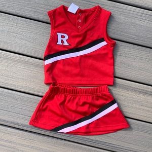 Rutgers cheerleader baby outfit